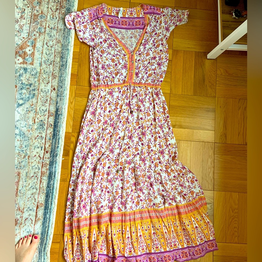 Moonsea Drawstring Maxi Dress